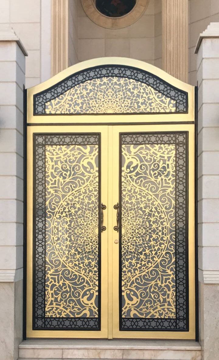 Laser-cut doors