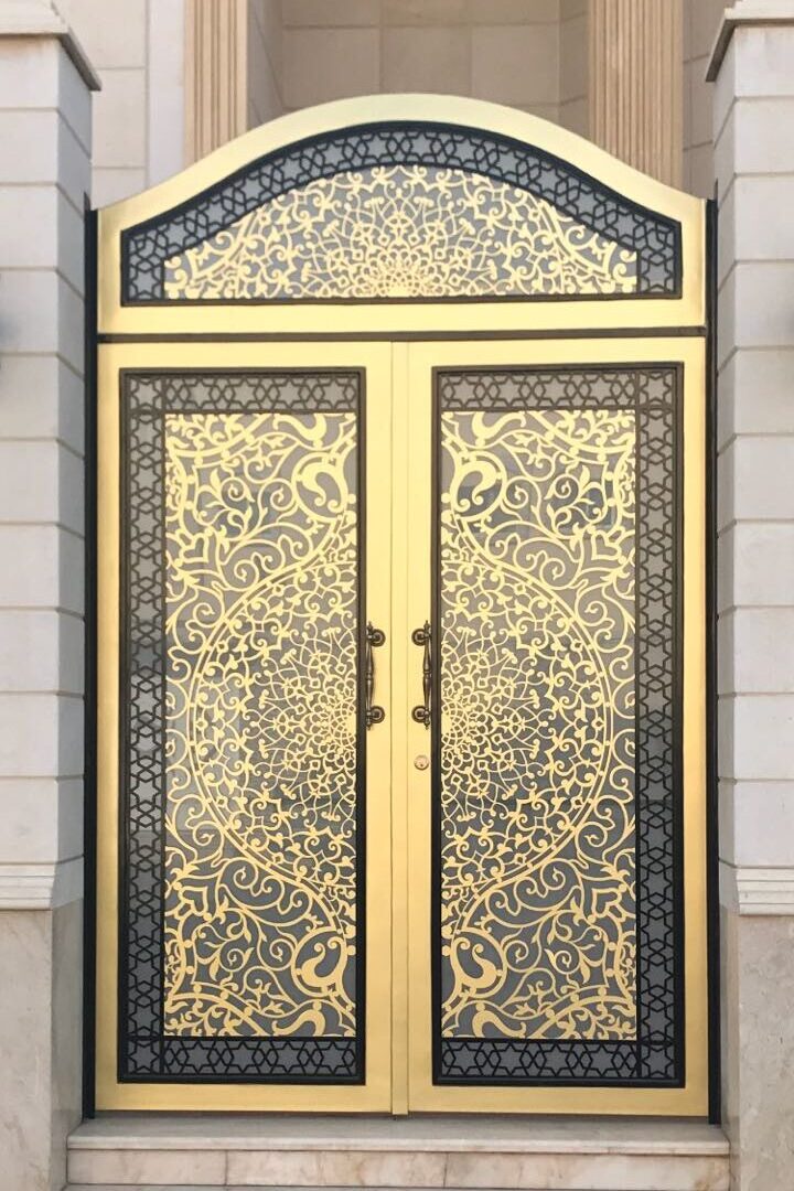 Laser-cut doors