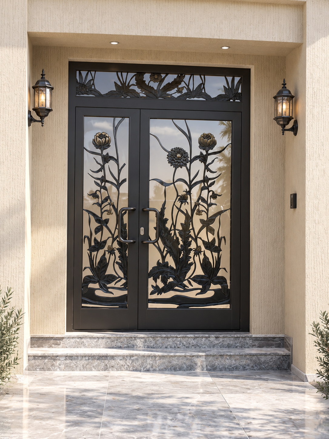  Cast Aluminum Doors (Art Design)