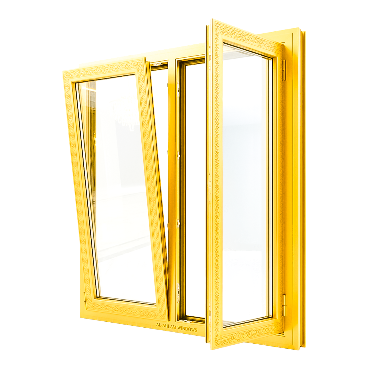  Double Action Aluminum Windows