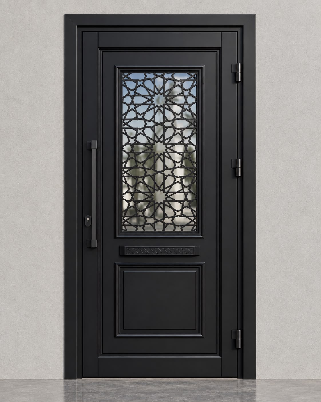 Laser-cut doors